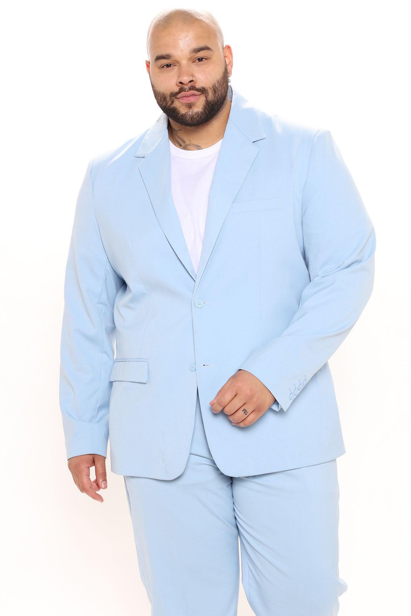 The Modern Stretch Suit Jacket - Light Blue Product Image