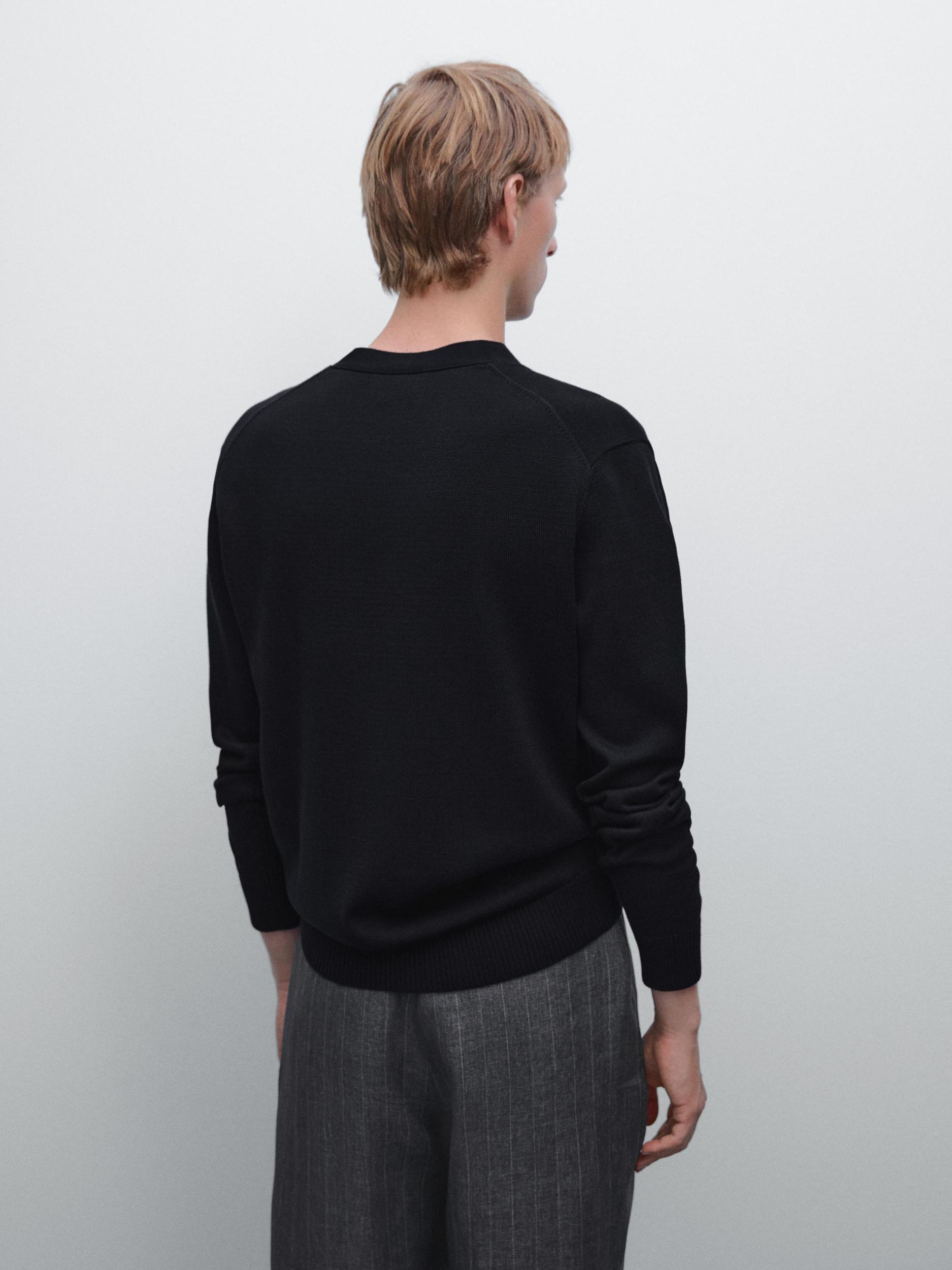 100% cotton knit cardigan Product Image