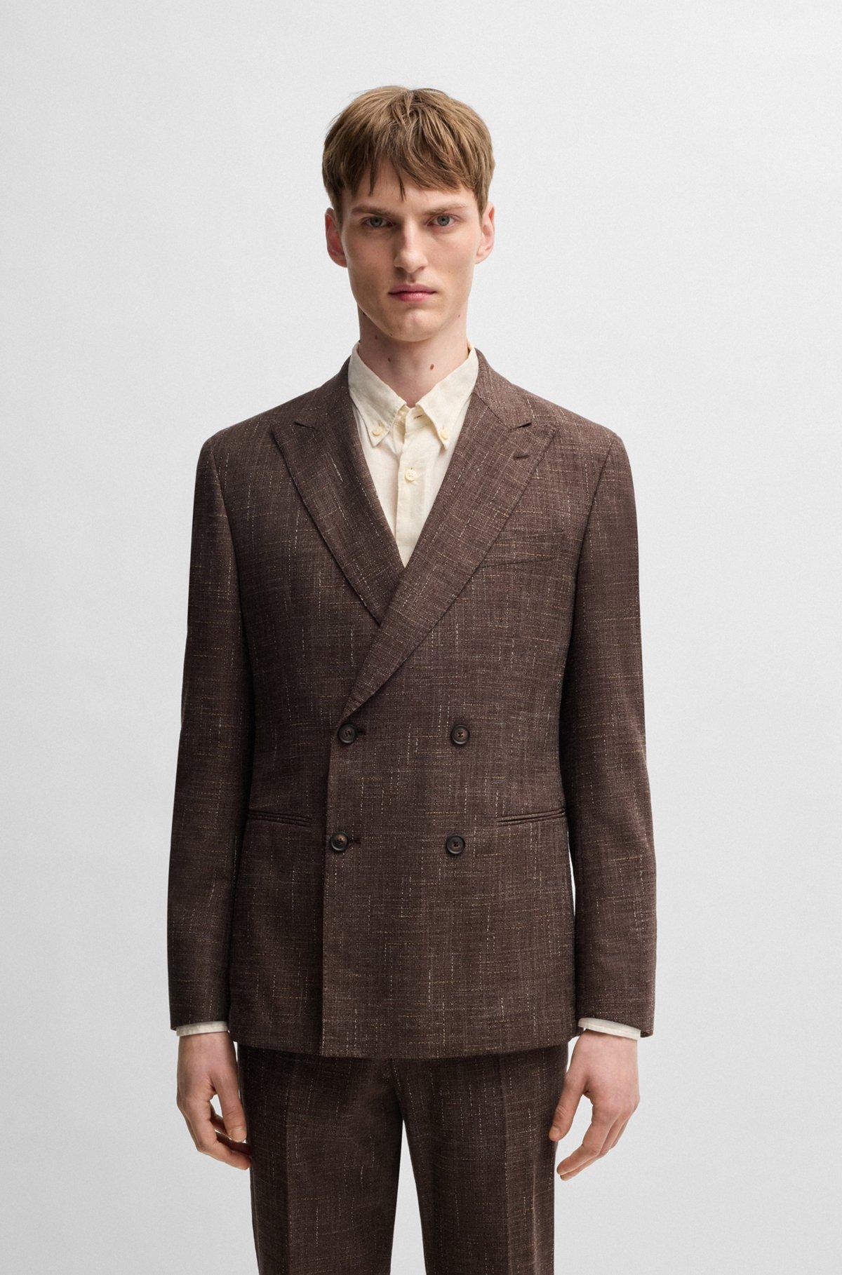 Two-piece suit in patterned tweed Product Image