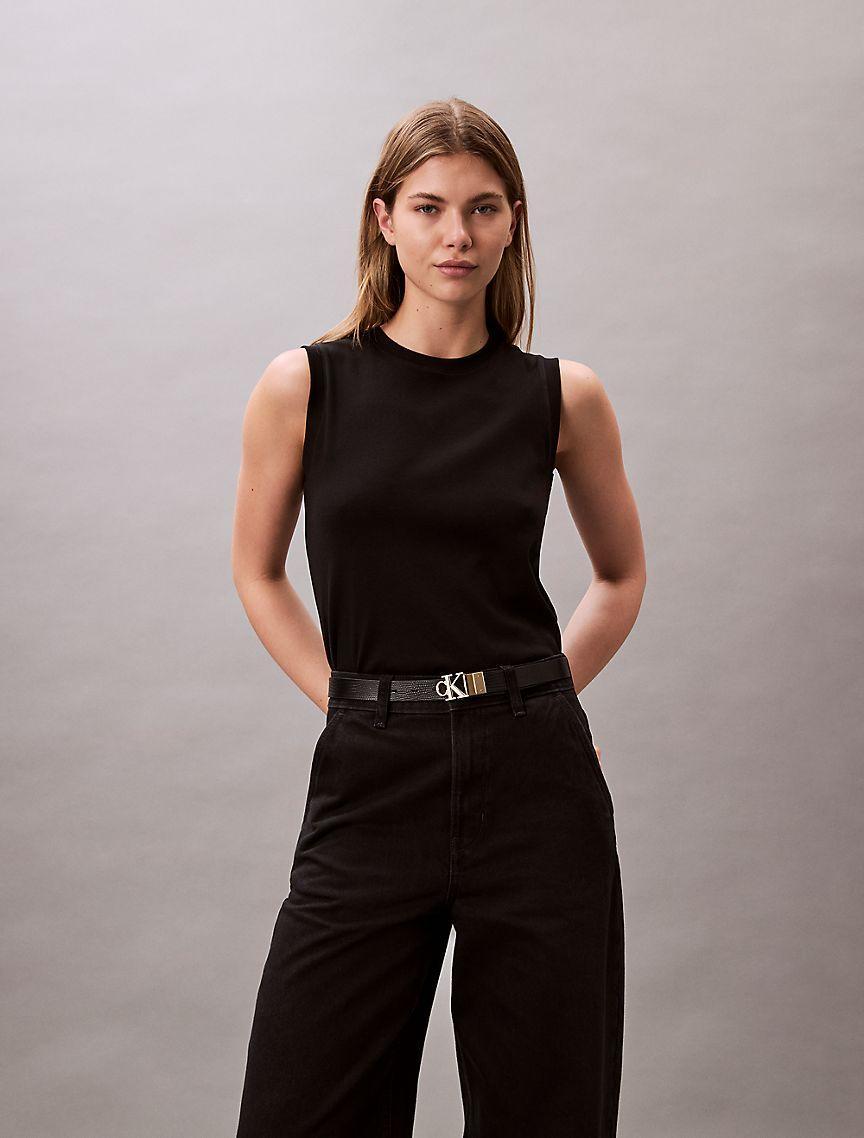 Calvin Klein Womens Liquid Cotton Tank Top Product Image