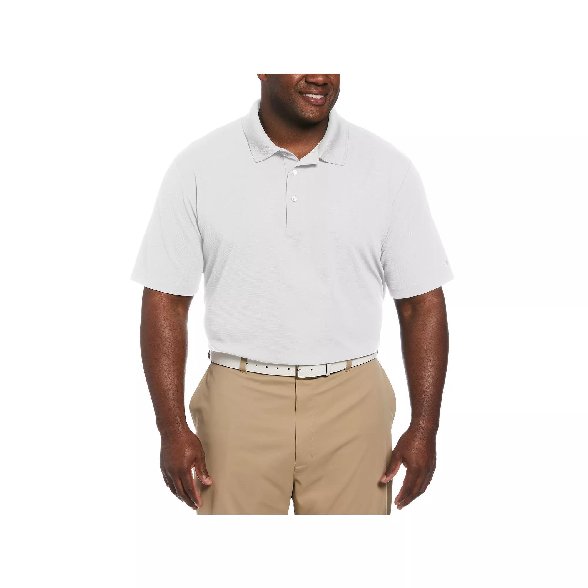 Big & Tall Grand Slam Off Course Classic-Fit Solid Golf Polo, Men's, Size: 3XB, Bright White Product Image