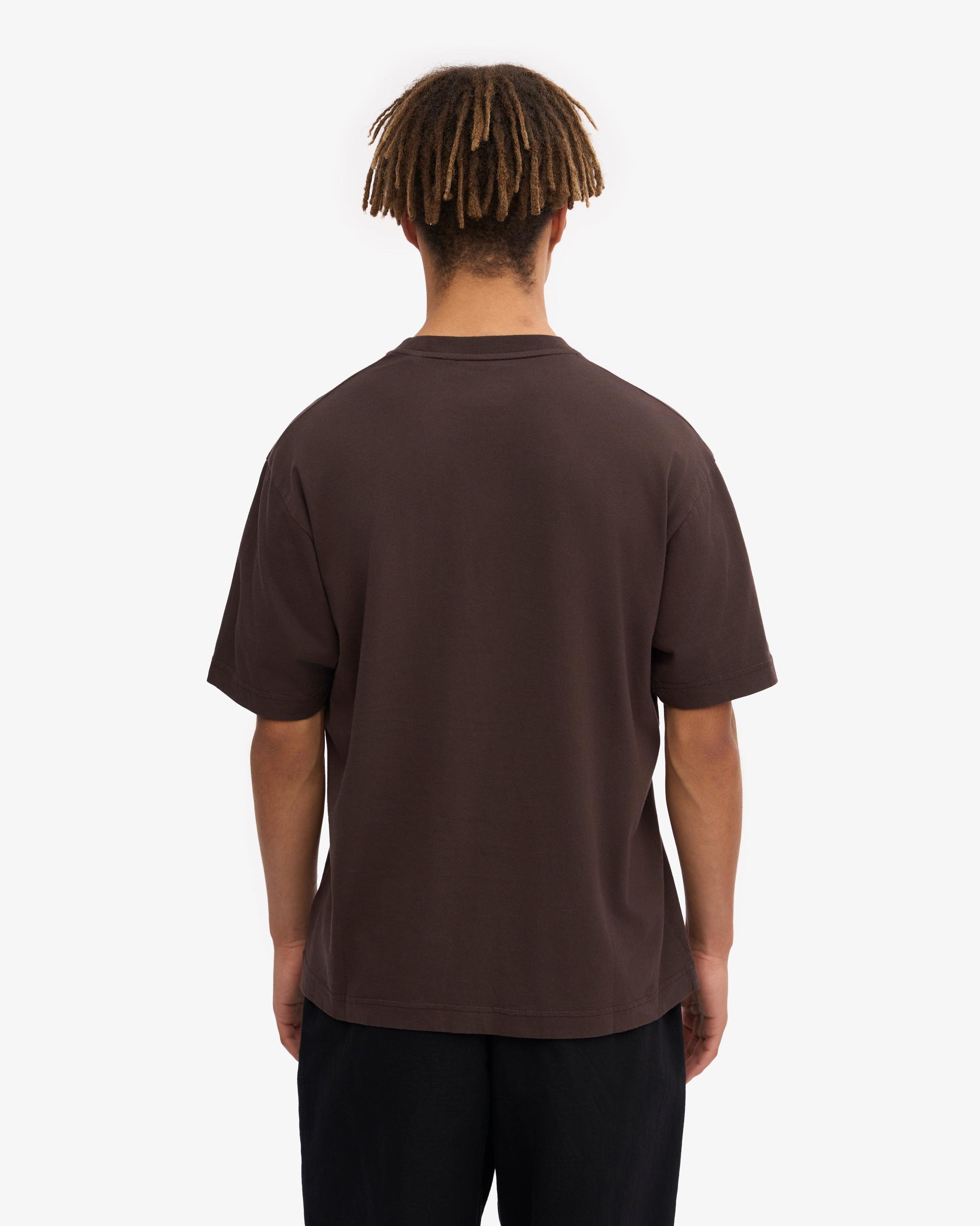 Oversized Organic T-Shirt - Misty Brown Product Image