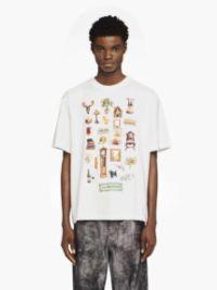 DIORAMA PRINTED T-SHIRT in white | JW Anderson US  Product Image