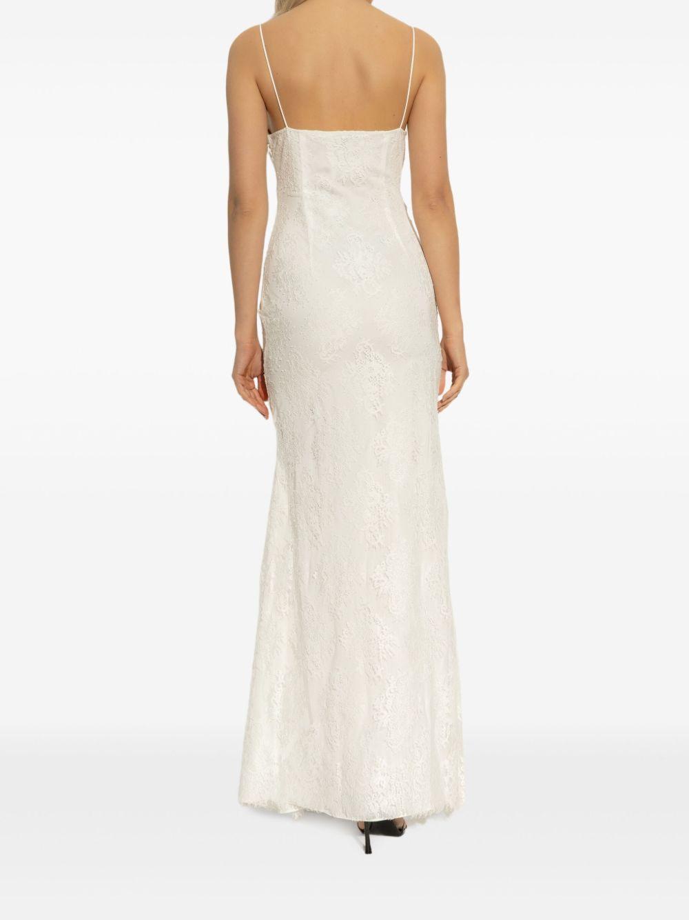 lace embroidered maxi dress Product Image