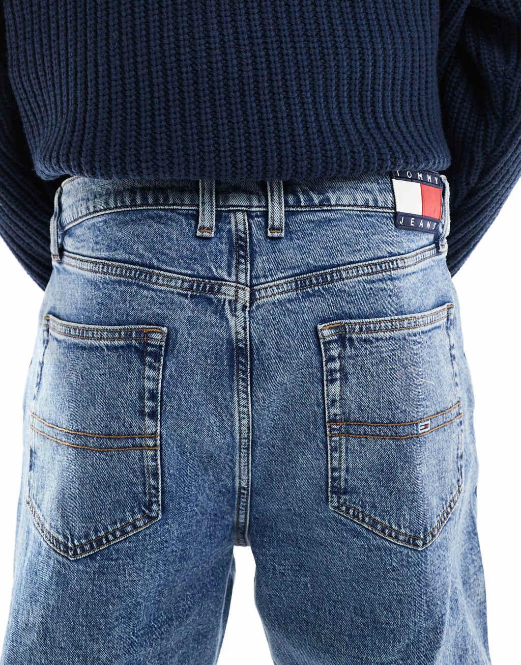 Tommy Jeans Isaac relaxed tapered jeans in mid wash Product Image