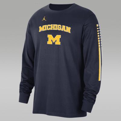 Michigan Men's Jordan College Long-Sleeve T-Shirt Product Image