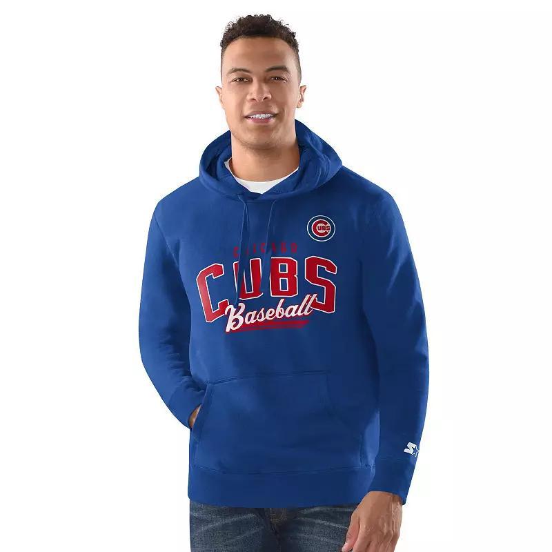 Men's Starter Charcoal New York Giants Vintage Pullover Hoodie,  Product Image