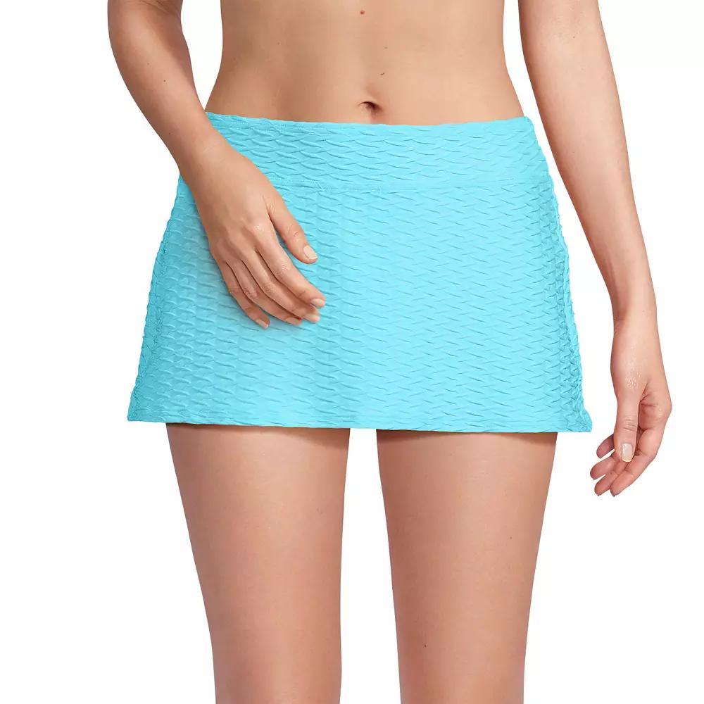 Women's Lands' End Textured Chlorine Resistant Mini Swim Skirt,  Product Image