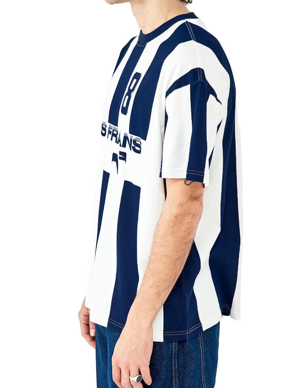 IETS FRANS Stripe Mens Tee - NAVY/WHITE Product Image