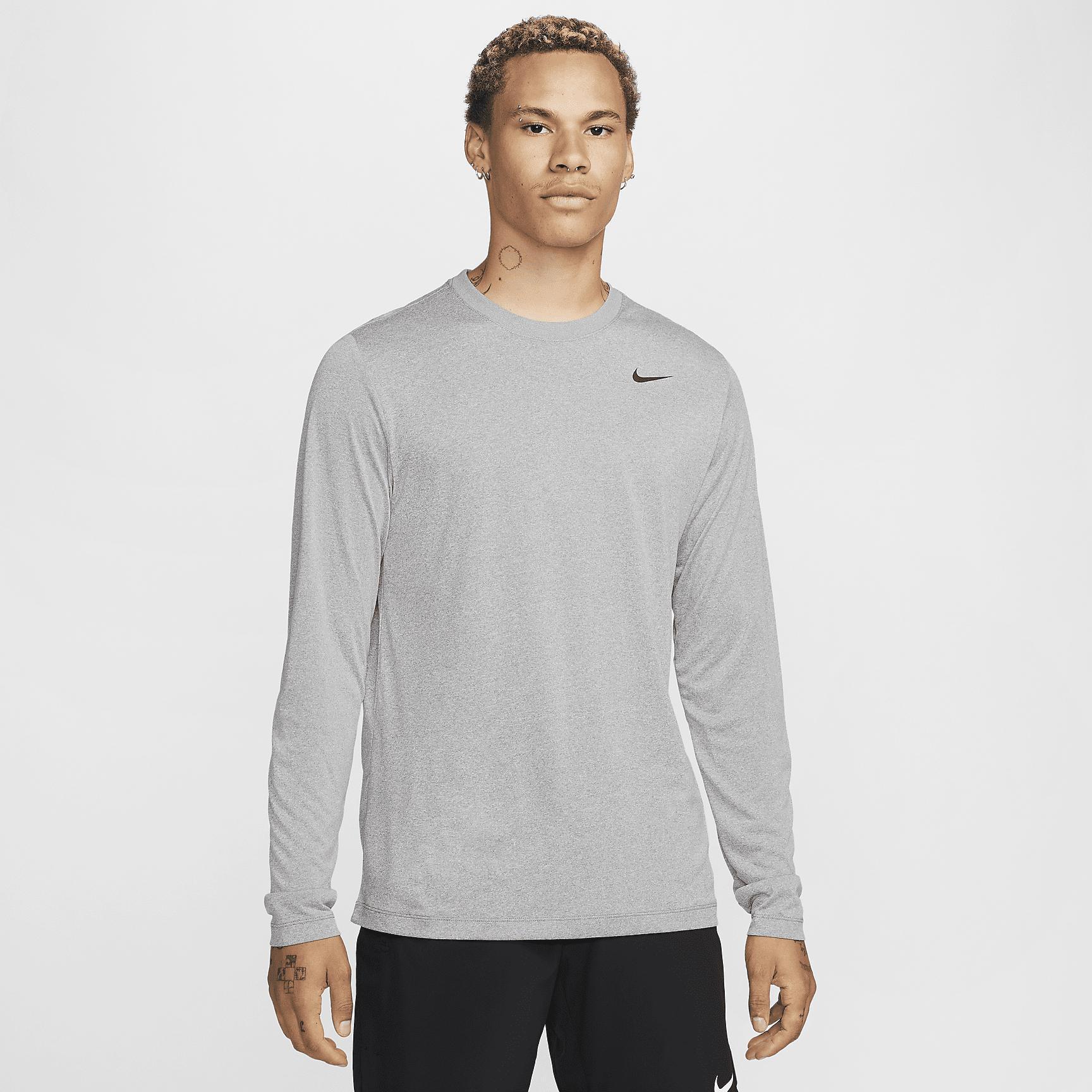 Nike Mens Dri-FIT Legend Long-Sleeve Fitness Top | DX0993-063 Product Image
