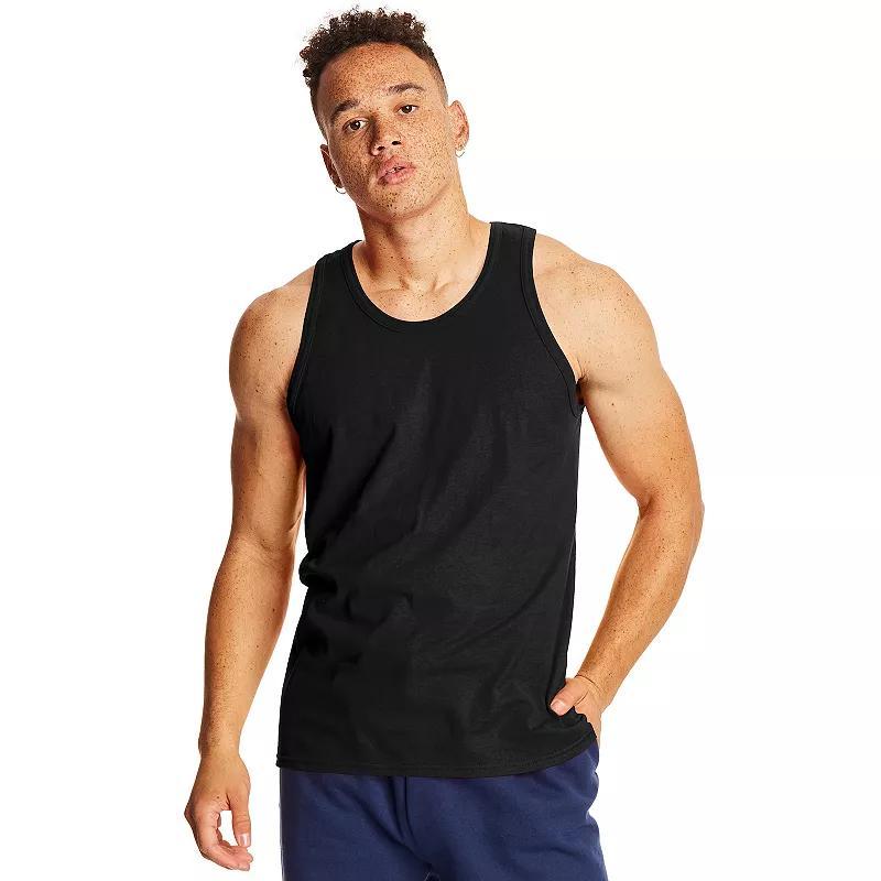 Hanes X-Temp Mens Performance Tank Top, 2-Pack Light Steel XL Product Image