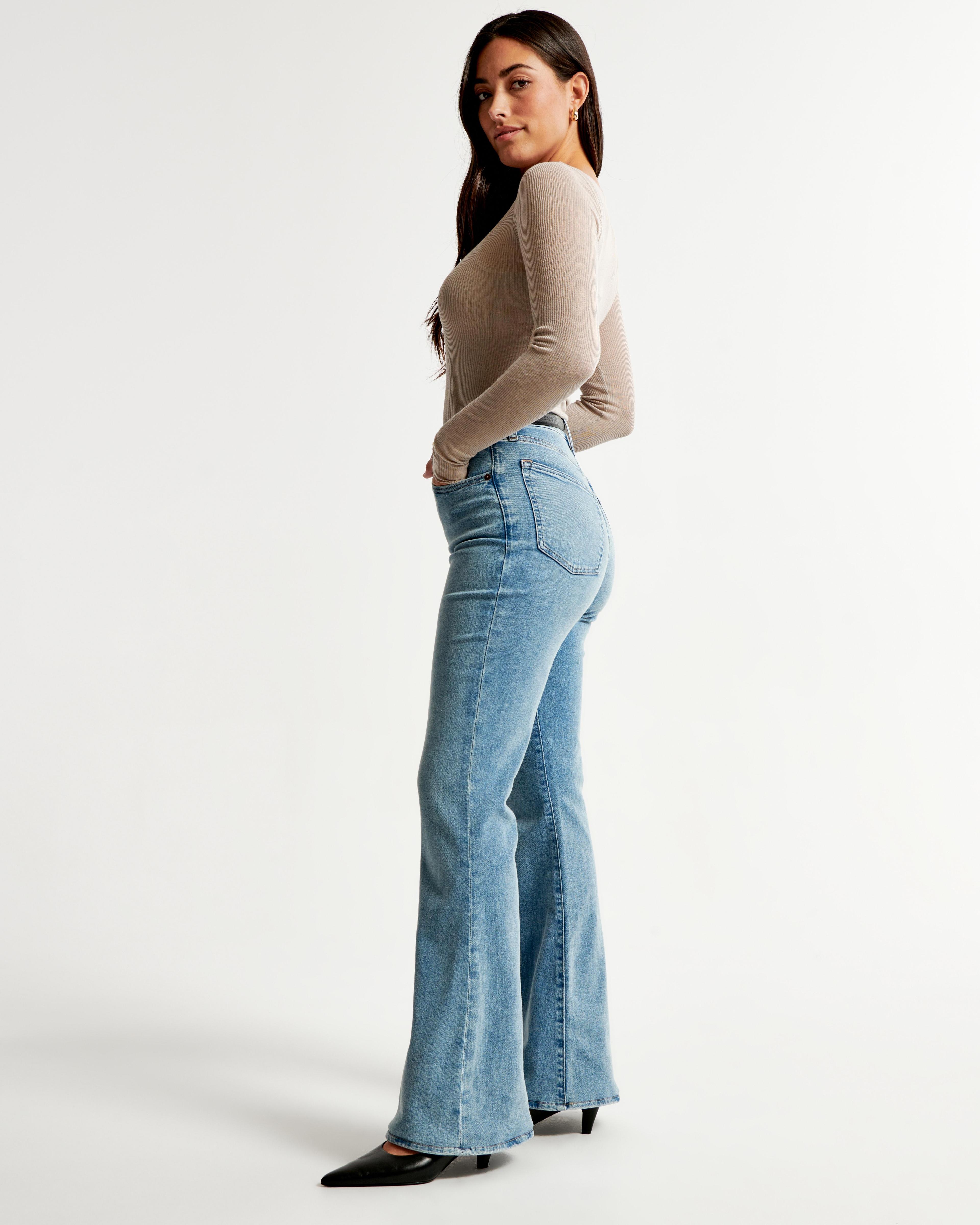 Curve Love Ultra High Rise Stretch Flare Jean Product Image