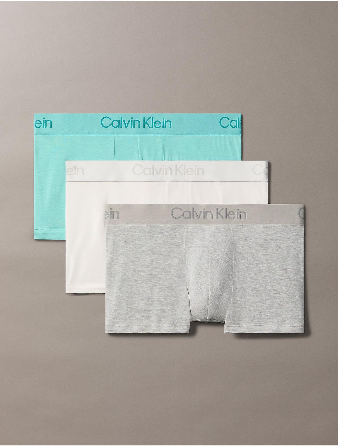 Calvin Klein Mens Ultra Soft Modal 3-Pack Trunk - Multi Product Image