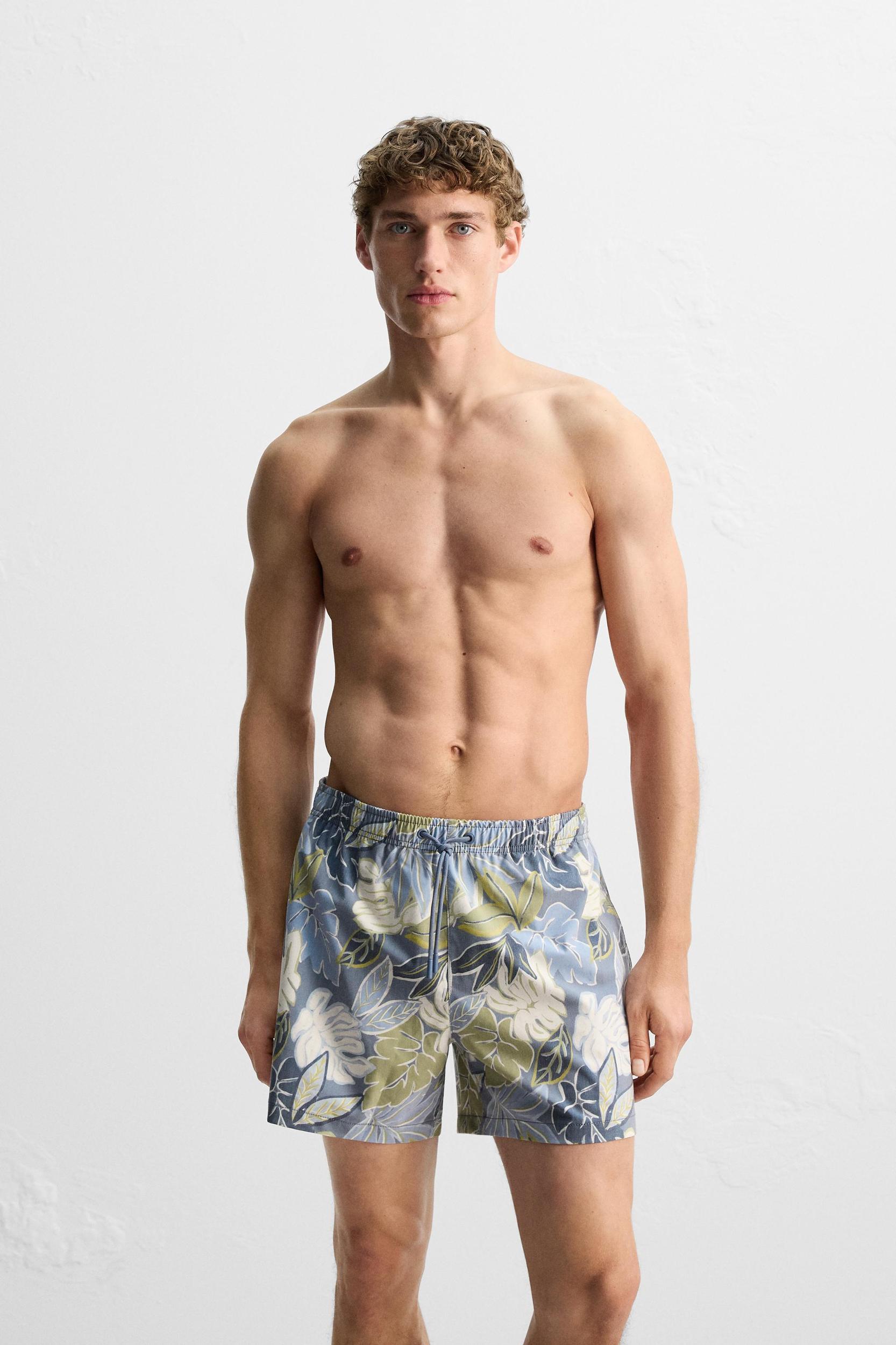PRINTED MID-LENGTH SWIMSUIT Product Image