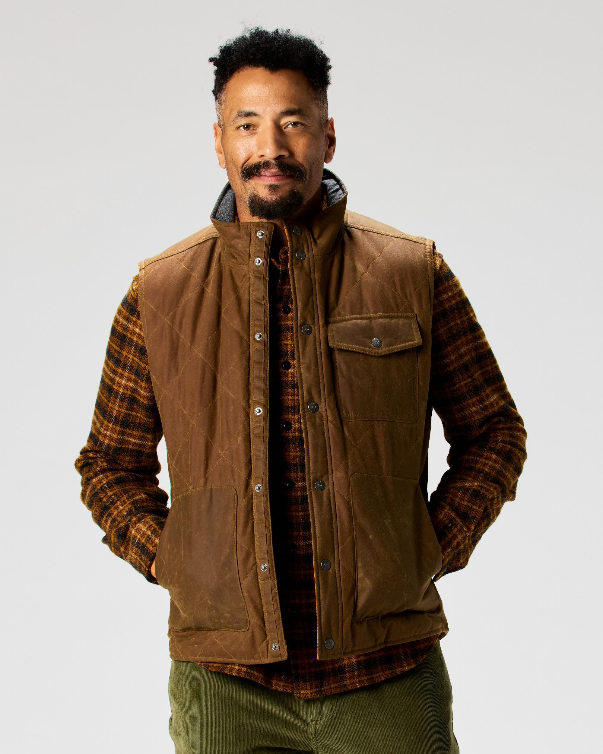 Quilted Waxed Vest Product Image