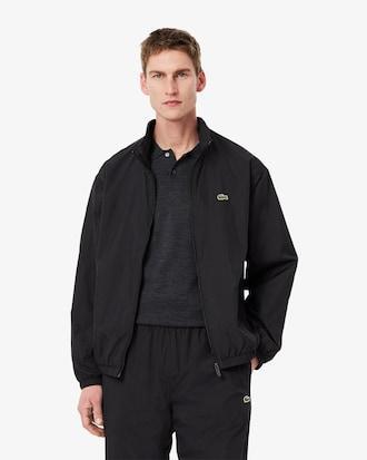 Water-Repellent Hooded Track Jacket Product Image