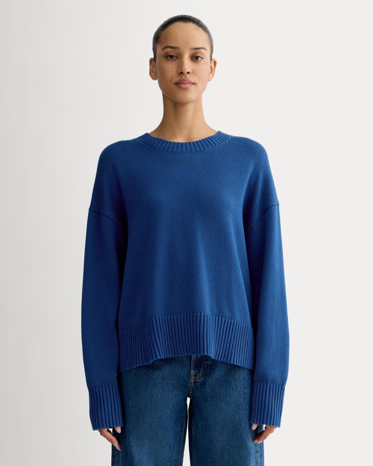 Womens Boxy Sweater in Everyday Cotton by Everlane Product Image