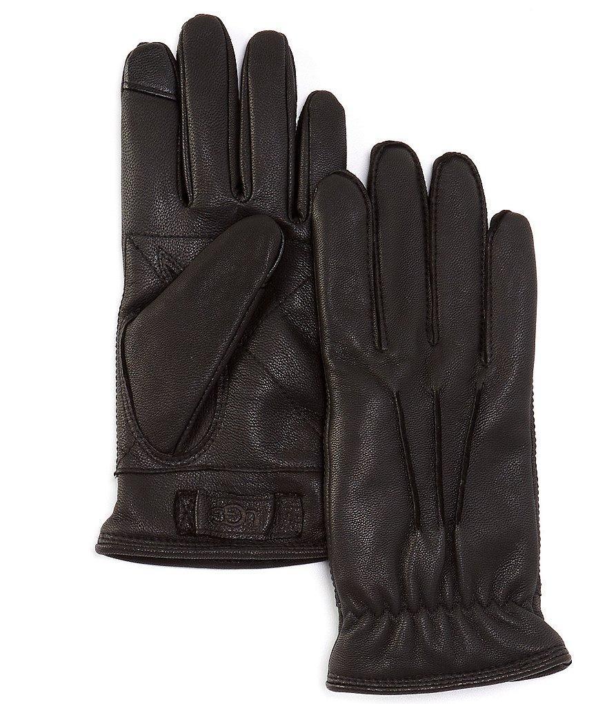 UGG® Three Point Leather Gloves Product Image