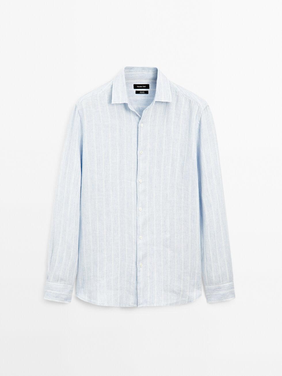 Regular fit double-stripe shirt Product Image