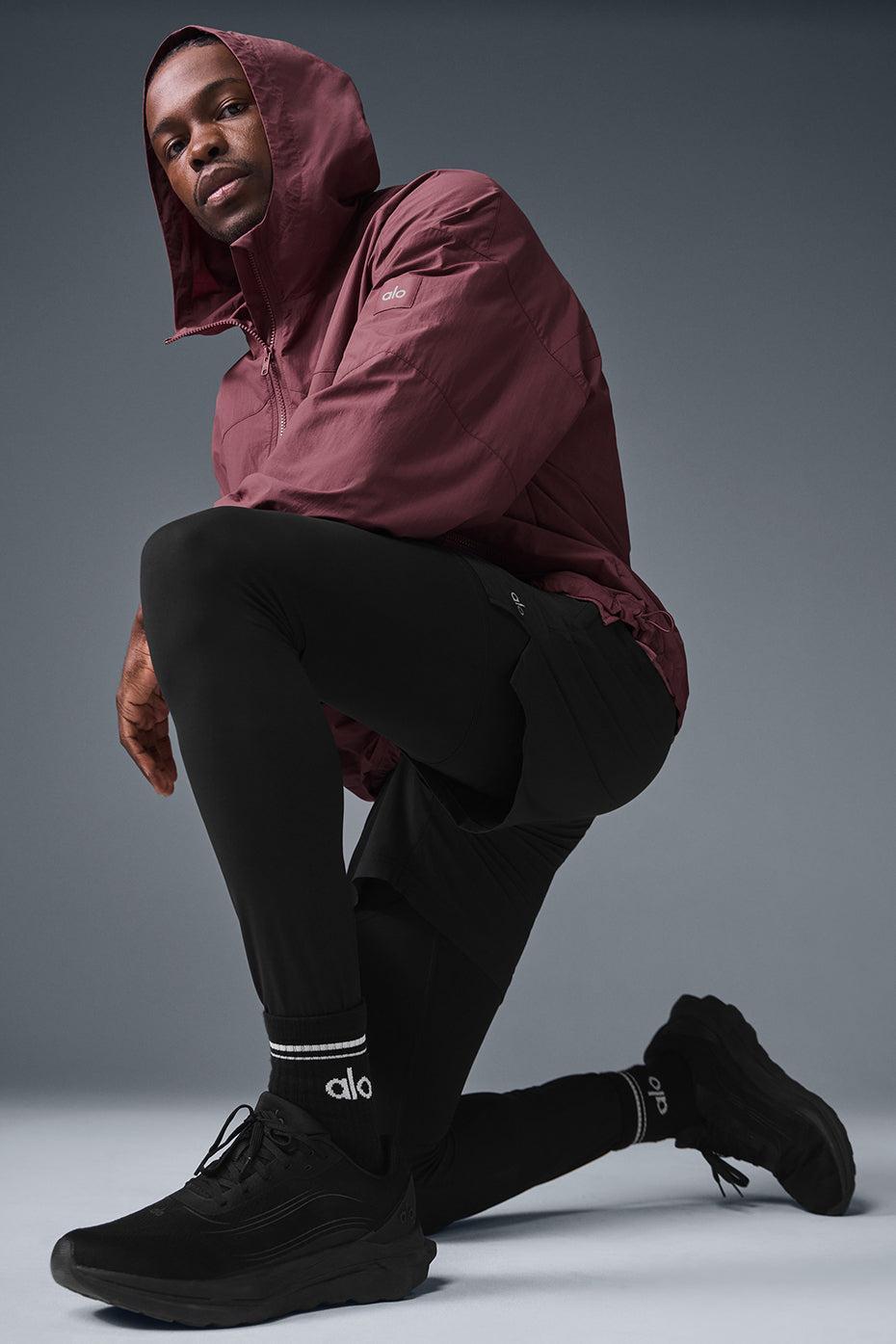 Vantage Nylon Ripstop Track Jacket - Burgundy Truffle Product Image