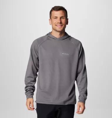 Columbia Mens Black Mesa Waffle Knit Hoodie- Product Image