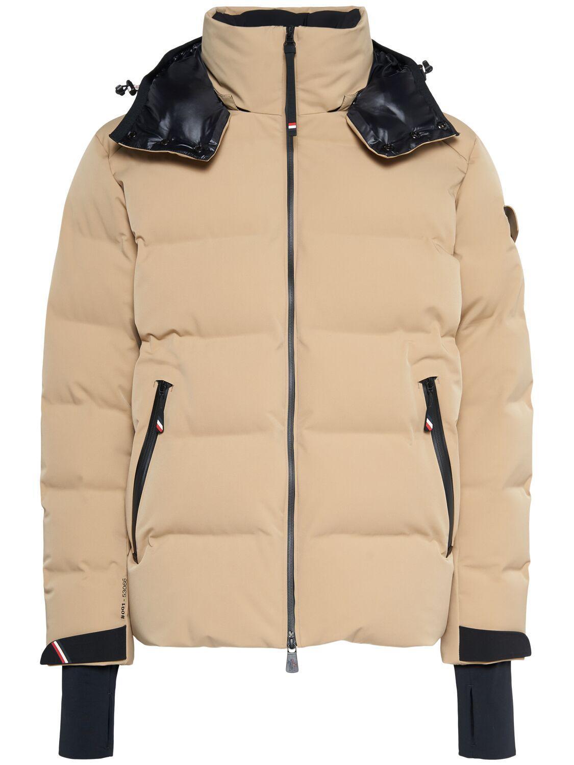 MONCLER Beige Patch Down Jacket Product Image