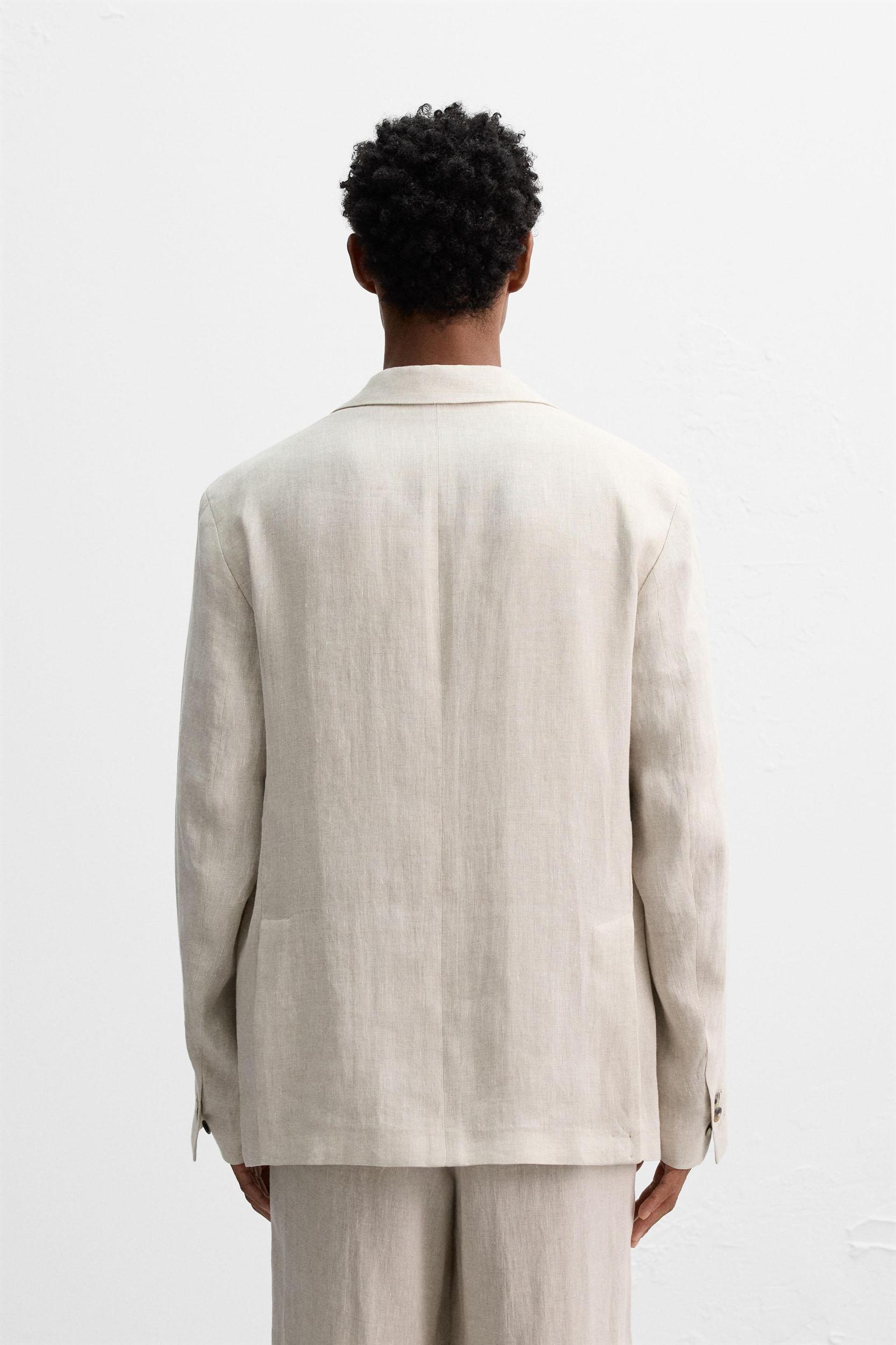 100% LINEN SUIT BLAZER Product Image