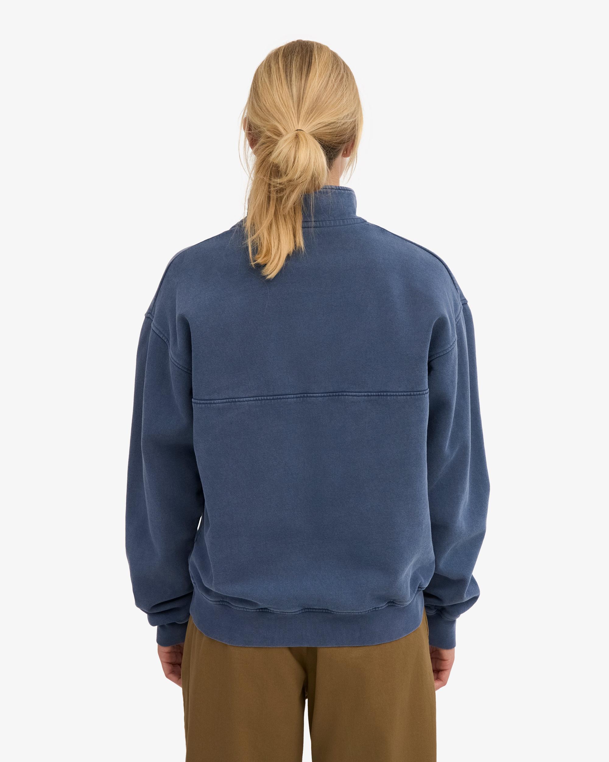 Organic Quarter Zip - Neptune Blue Product Image