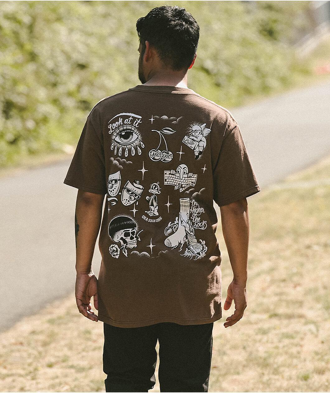 Foos Gone Wild Flash Brown T-Shirt Product Image