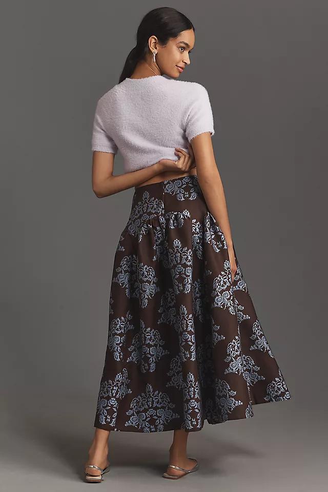 By Anthropologie Brocade Midi Skirt Product Image