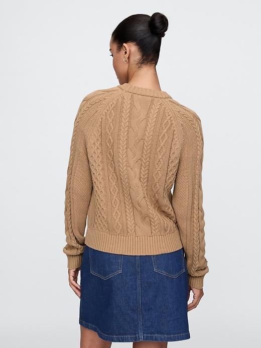 Classic Cable-Knit Sweater Product Image