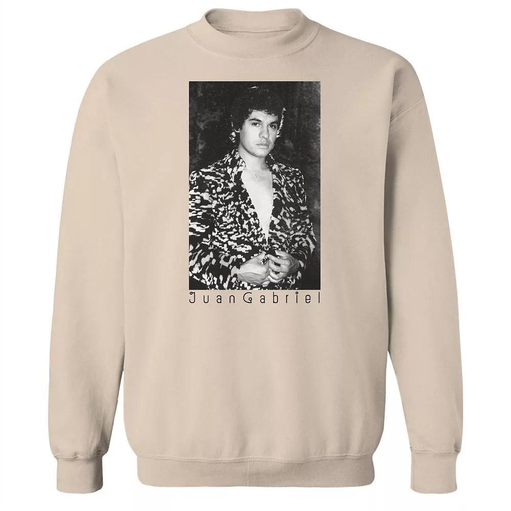 Men's Portrait Graphic Sweatshirt, Size: XXL, Brown Product Image