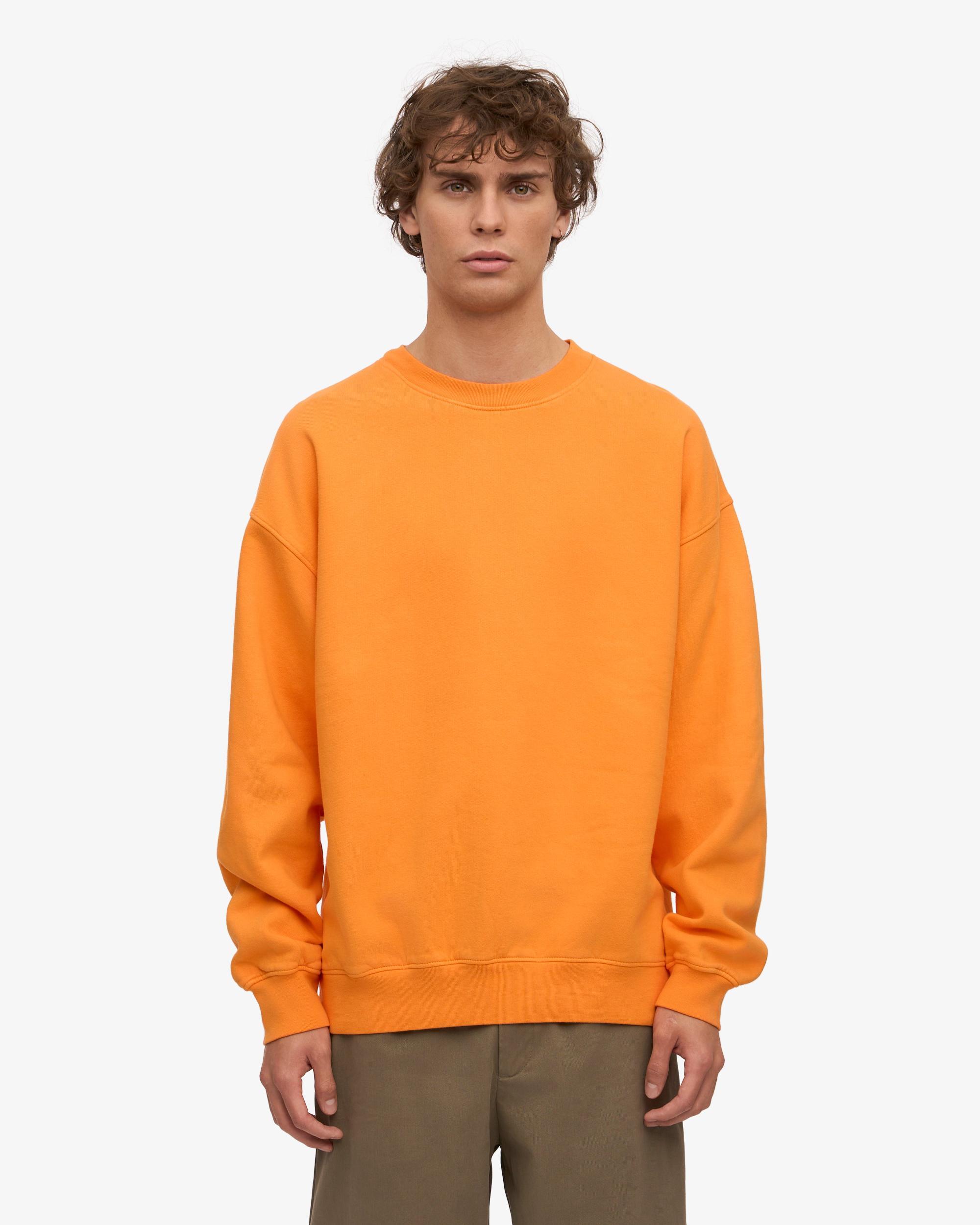 Organic Oversized Crew - Sunny Orange Product Image