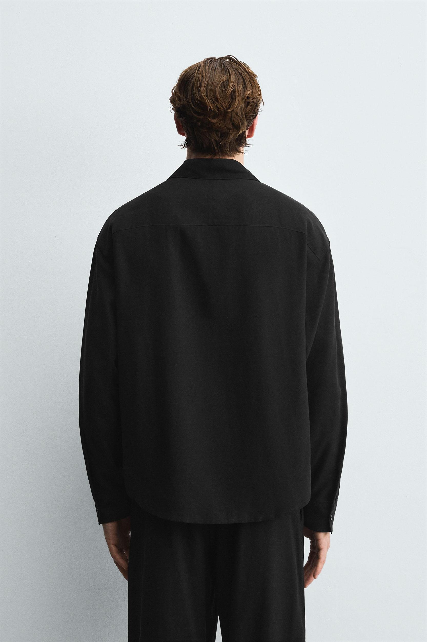 RELAXED FIT FLOWY SHIRT Product Image