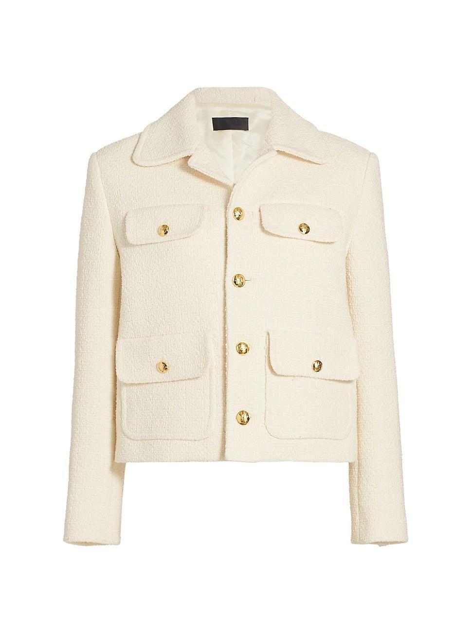 Womens Paloma Cotton-Blend Jacket Product Image