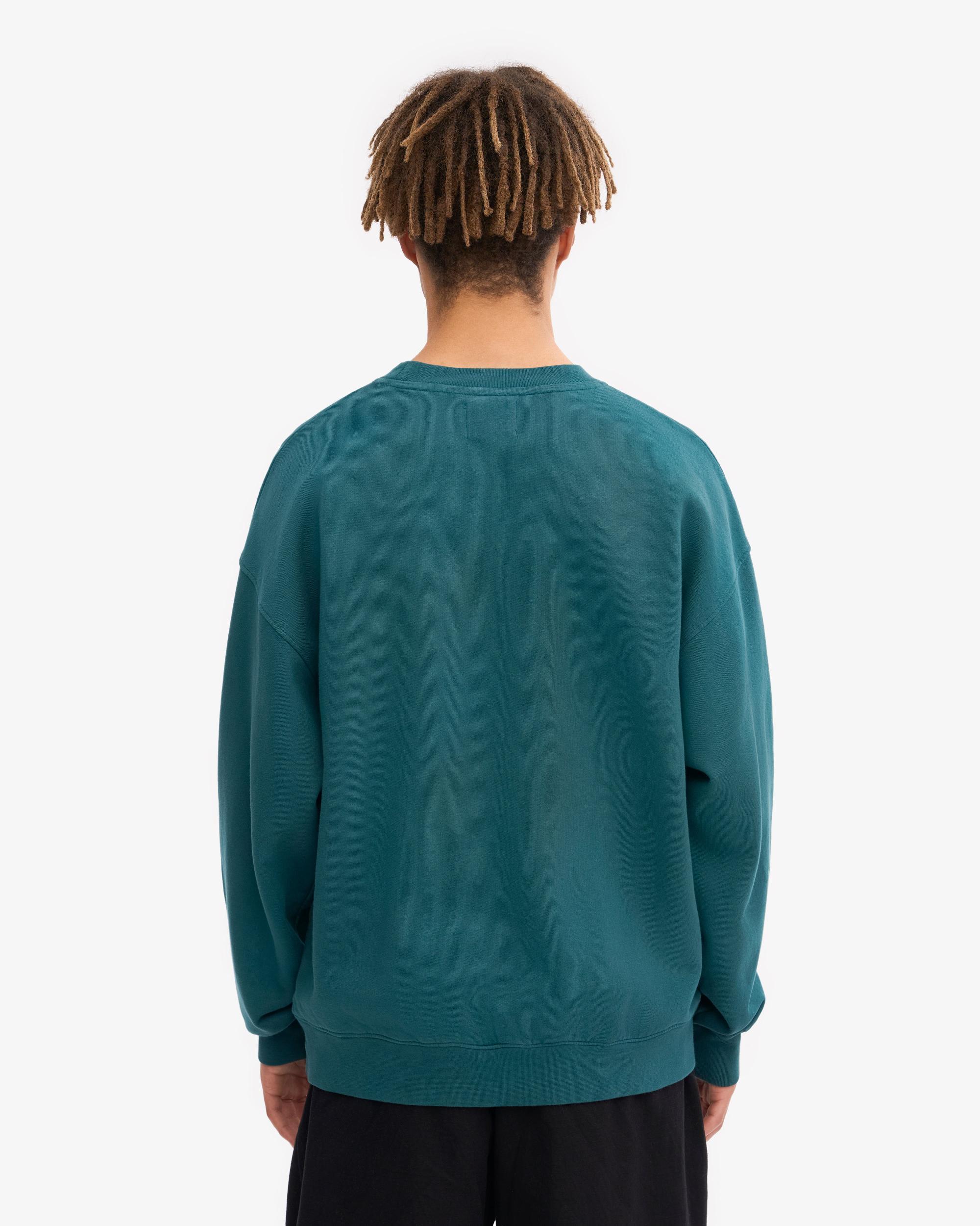 Organic Oversized Crew - Ocean Green Product Image