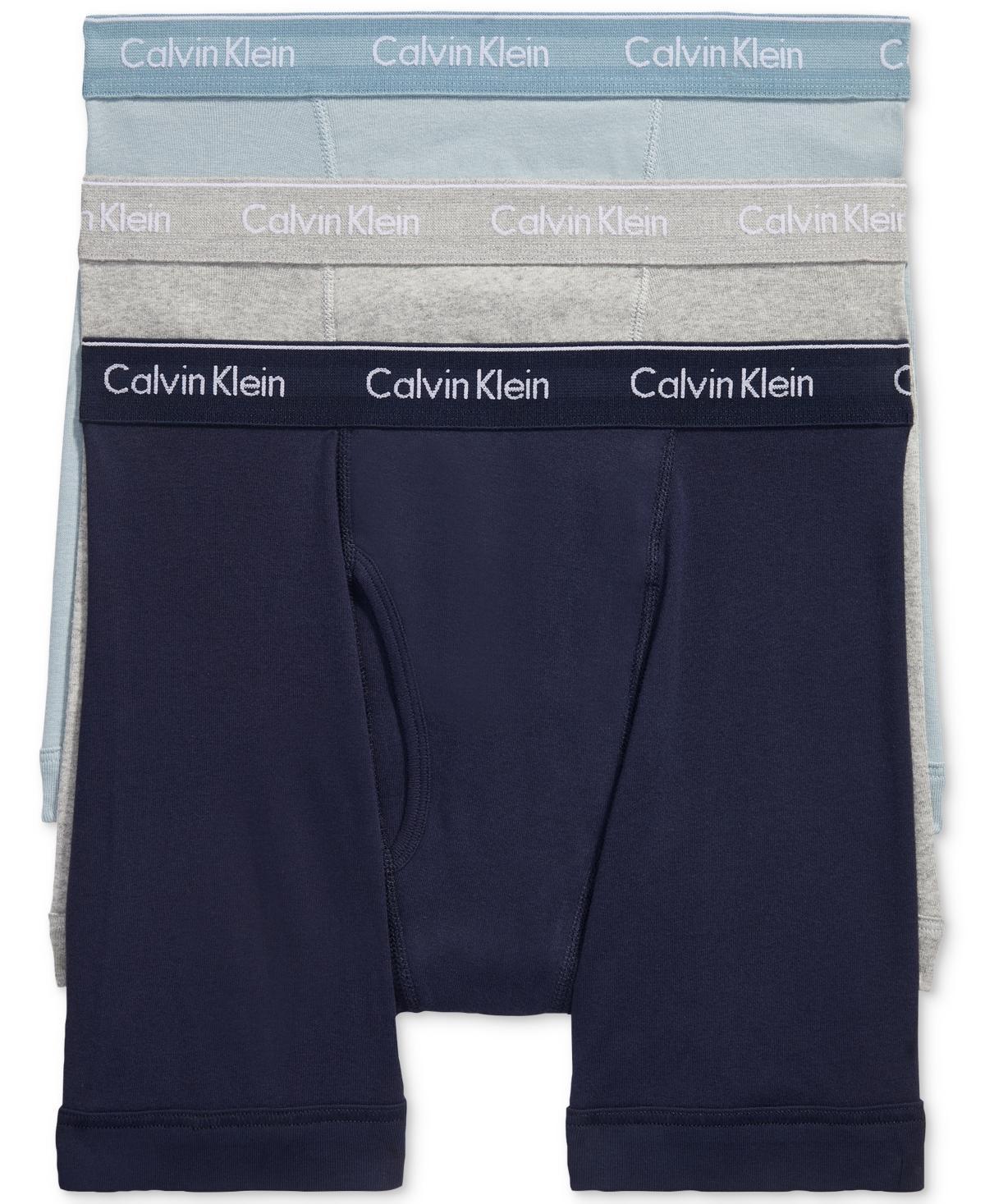 Men's Calvin Klein 3-Pack Cotton Classics Boxer Briefs, Size: XL, White Product Image