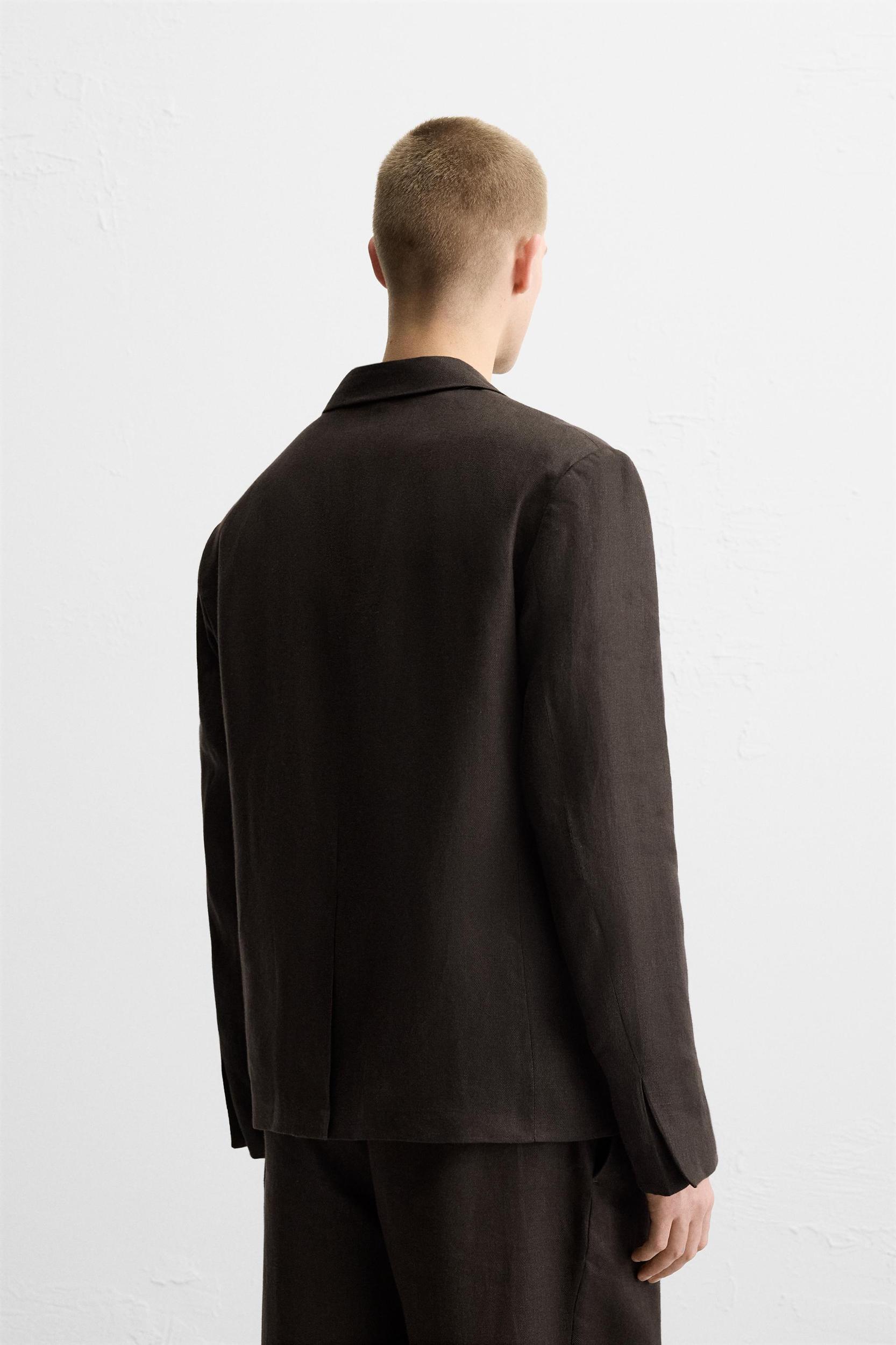 SUIT JACKET IN 100% LINEN Product Image