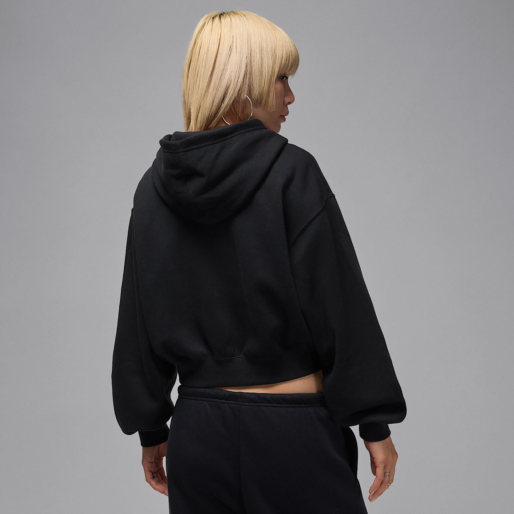 Women's Jordan Brooklyn Fleece Cropped Full-Zip Hoodie Product Image