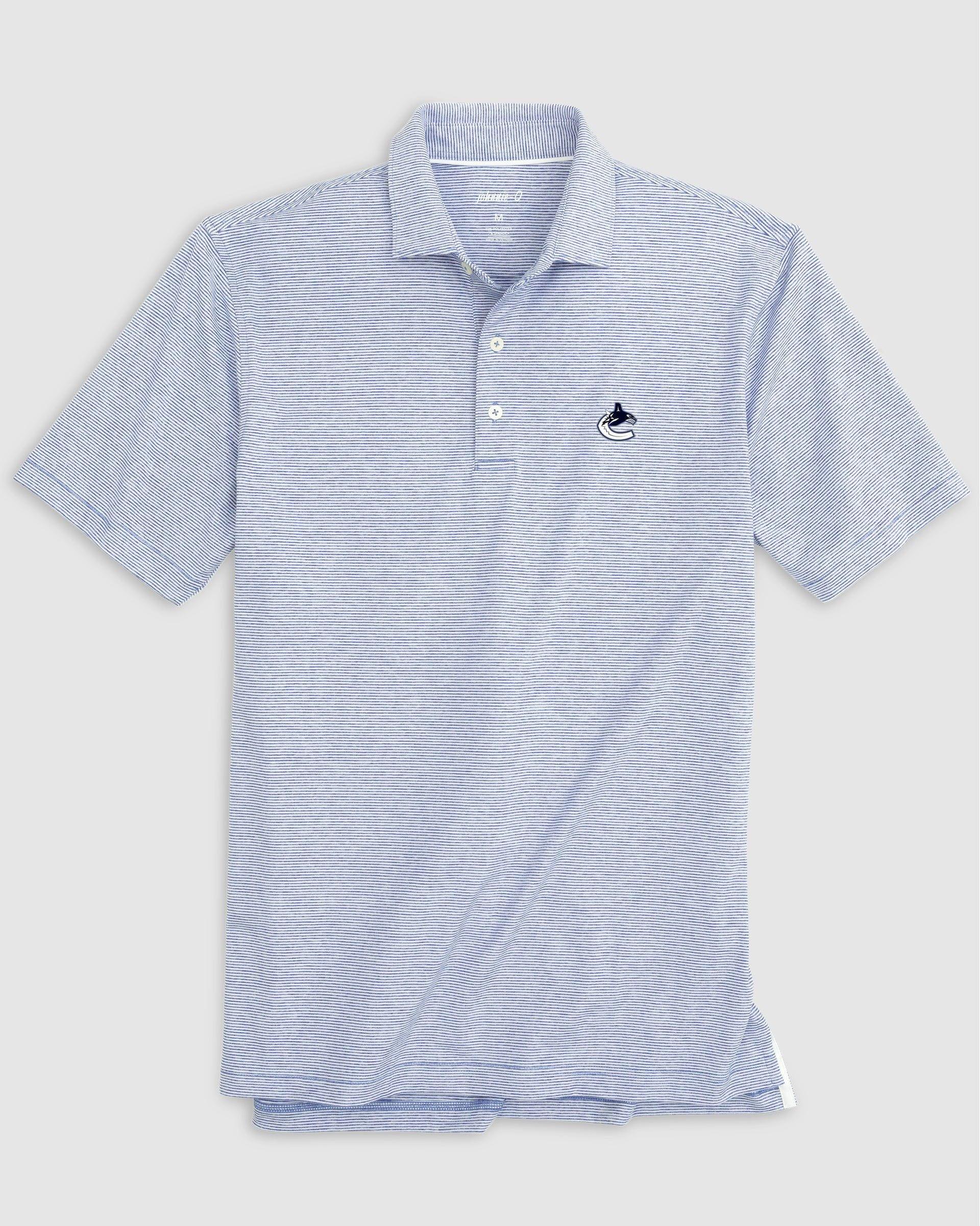 Georgetown Lyndonn Striped Jersey Performance Polo Product Image