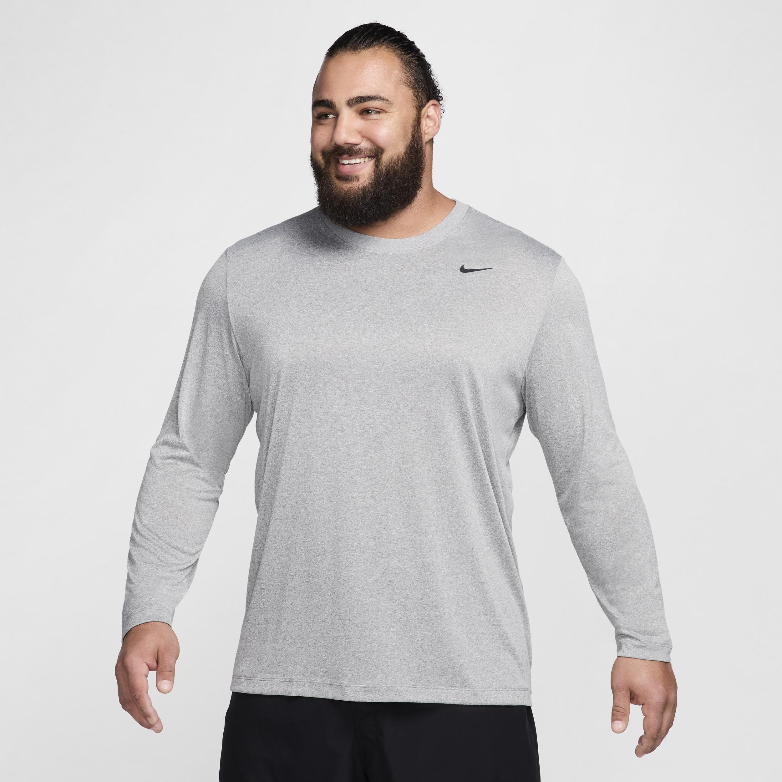 Nike Mens Dri-FIT Legend Long-Sleeve Fitness Top | DX0993-063 Product Image
