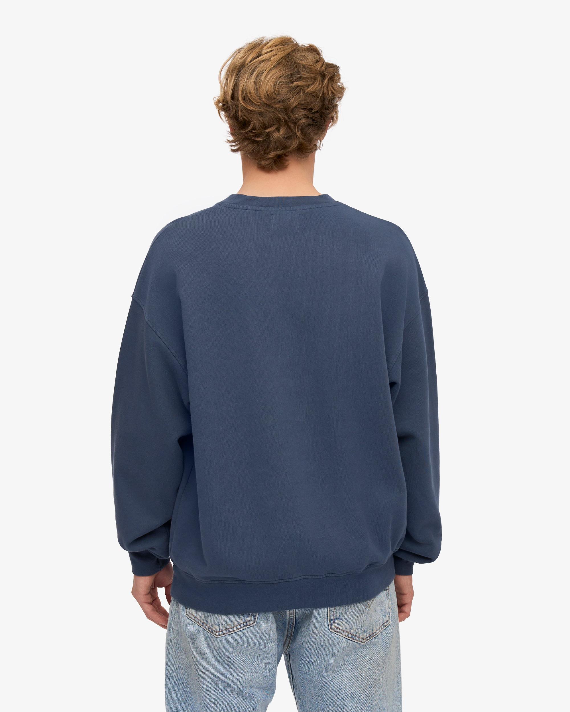 Organic Oversized Crew - Petrol Blue Product Image