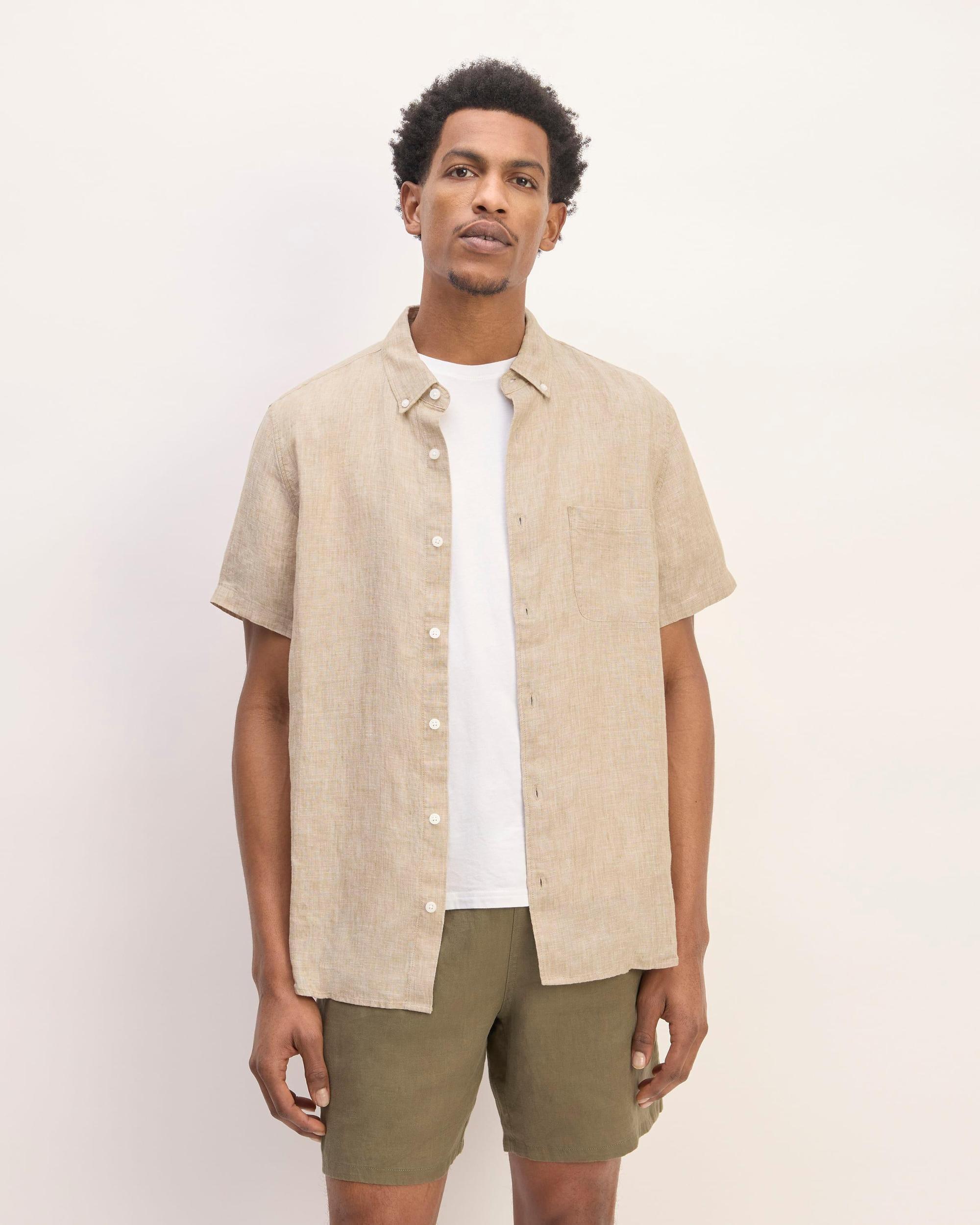 Mens Classic Short-Sleeve Shirt in Linen by Everlane Product Image