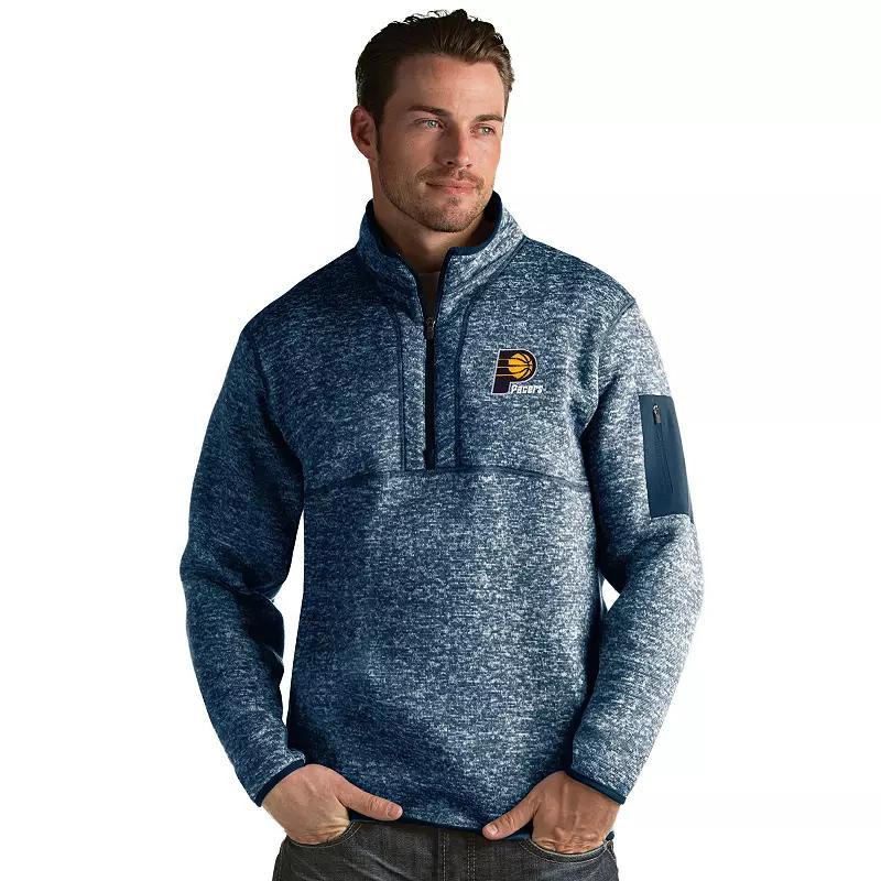 Men's Antigua Charlotte Hornets Fortune Pullover, Size: XL, Chr Light Gray Grey Product Image