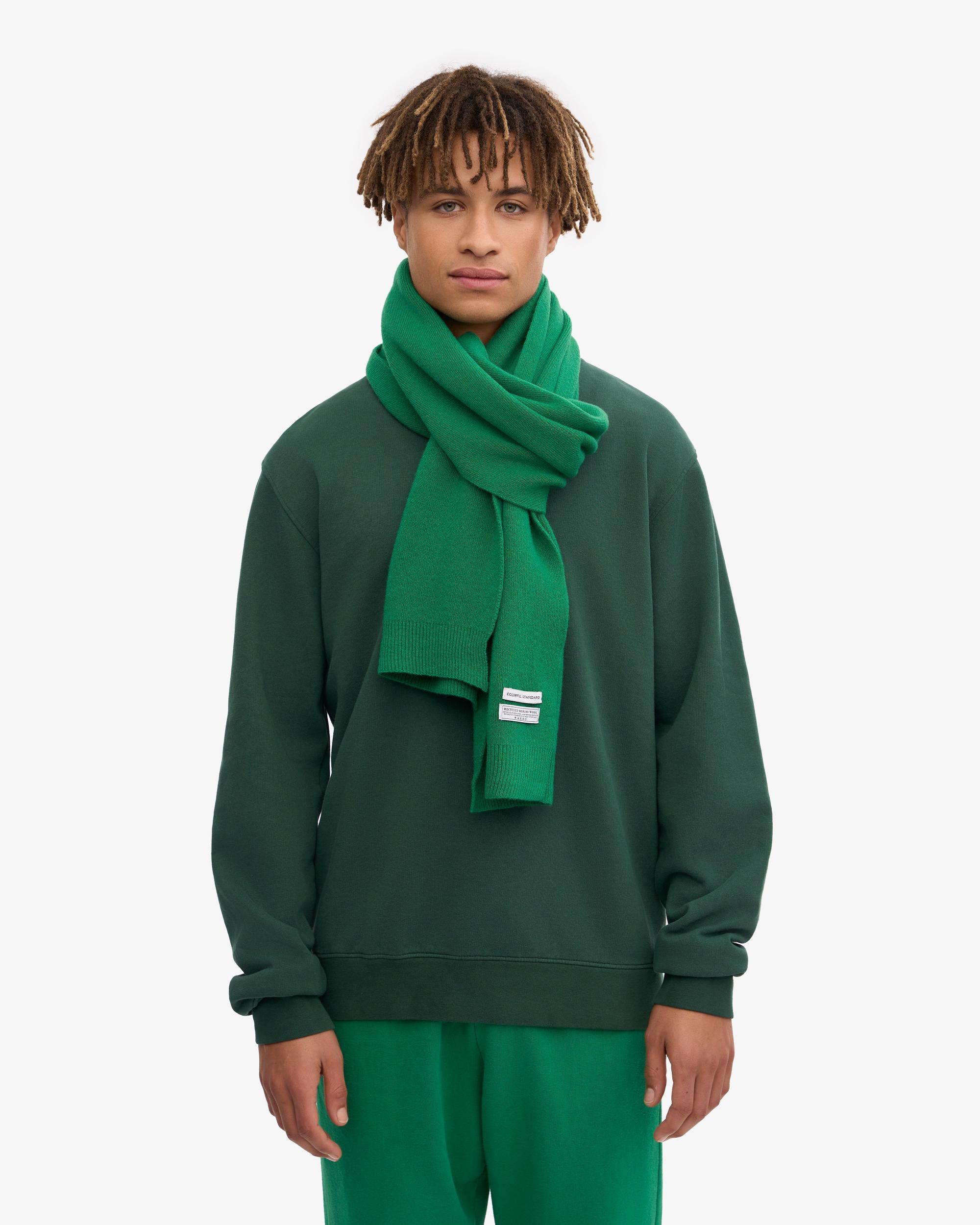 Merino Wool Scarf - Kelly Green Product Image