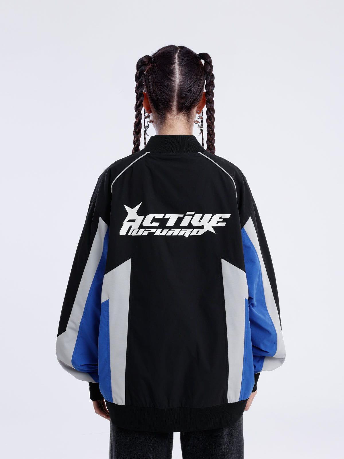 Aelfric Eden Color Block Racing Coat Product Image