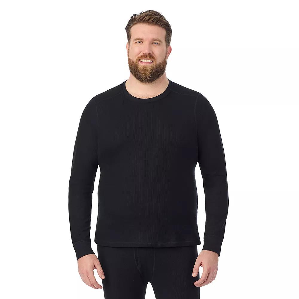 Big & Tall Cuddl Duds® Midweight Waffle Thermal Performance Base Layer Crew Top, Men's,  Product Image