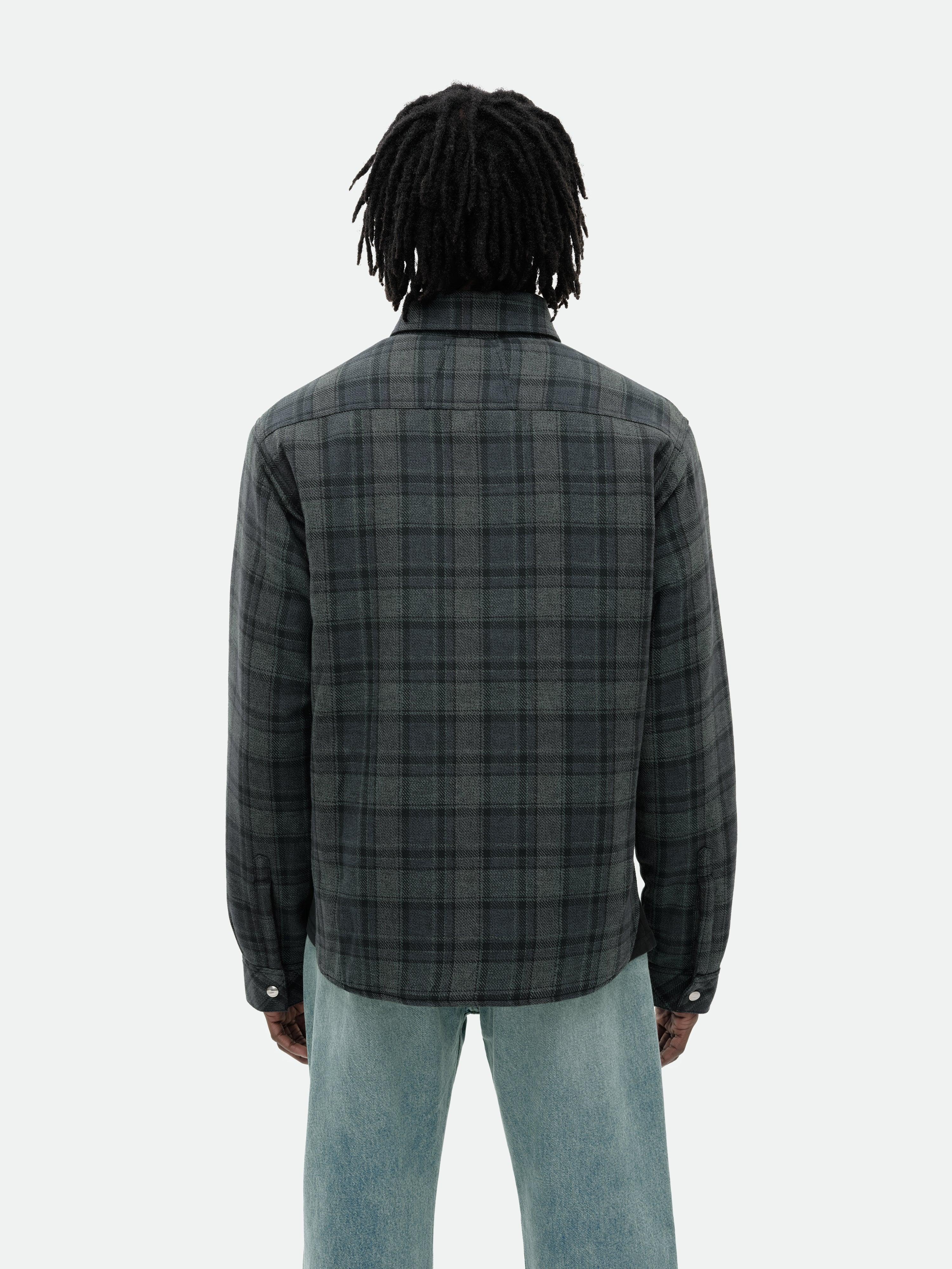 FLANNEL SHERPA OVERSHIRT Male Product Image