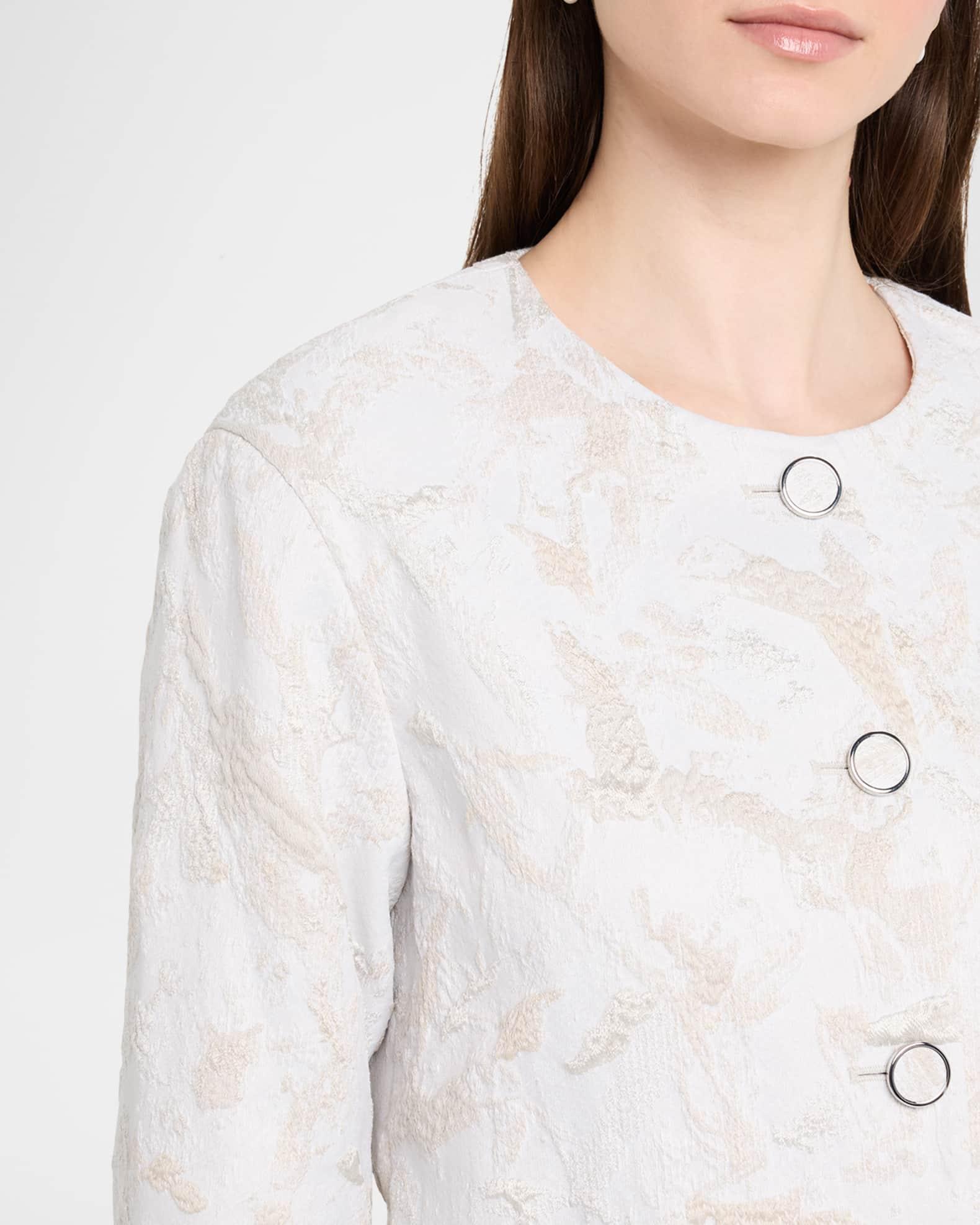 Button-Down Jacquard Jacket Product Image