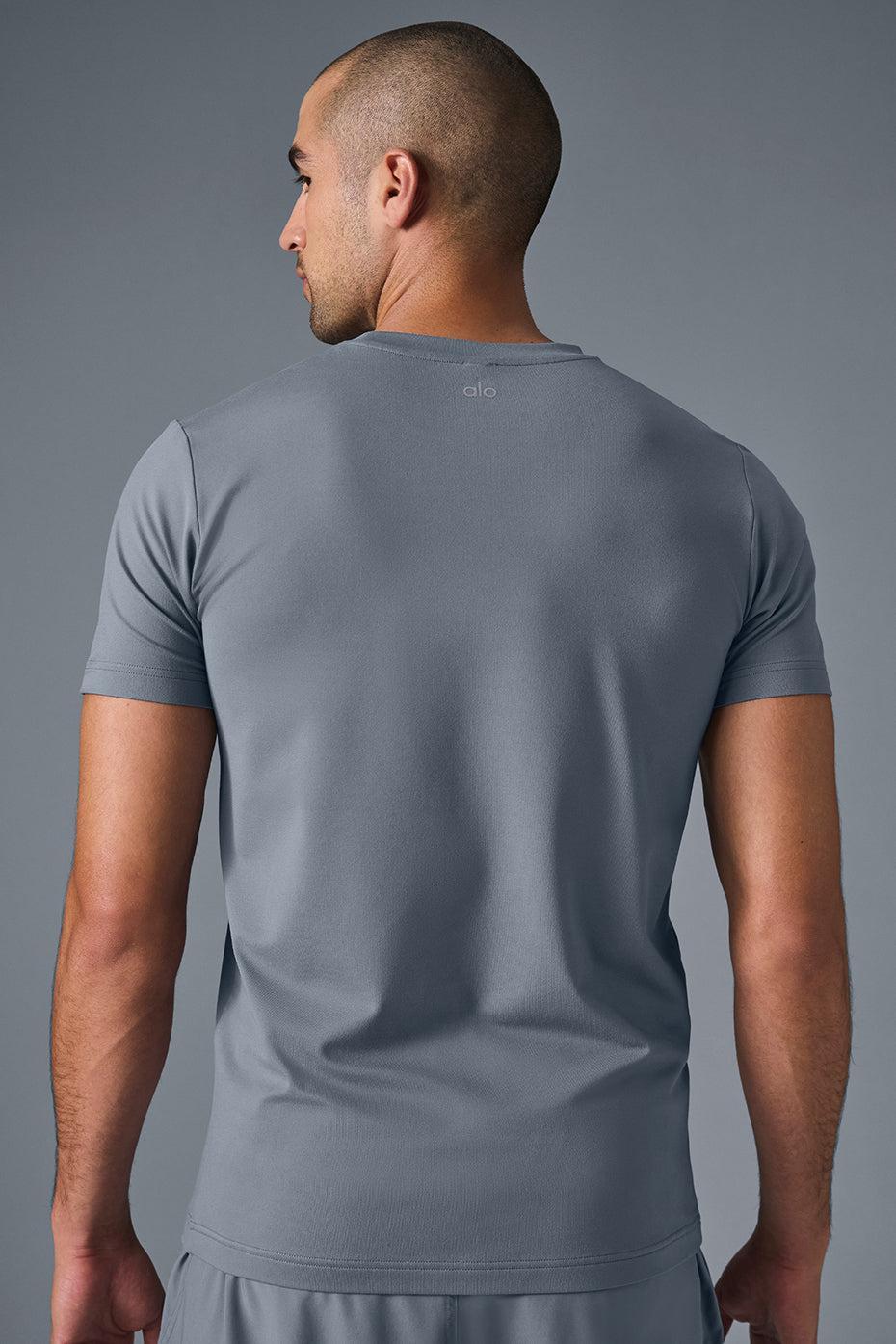 Conquer Reform Crewneck Short Sleeve - Steel Grey Male Product Image